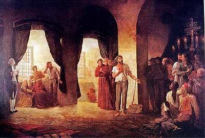 Eduardo de Martino The Trial of the Rebels oil painting image